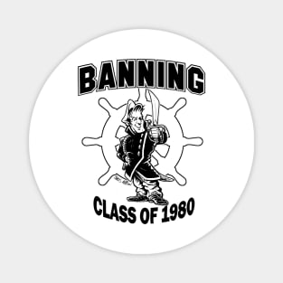 Banning 1980 BLACK Magnet